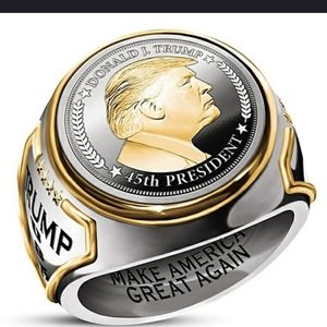 TRUMP rings / silver & gold plated